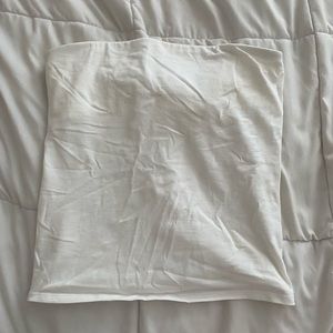 Express white tube top strapless shirt